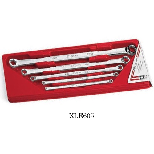 Snapon Hand Tools Long Handle, 10° Offset Head Wrench Set